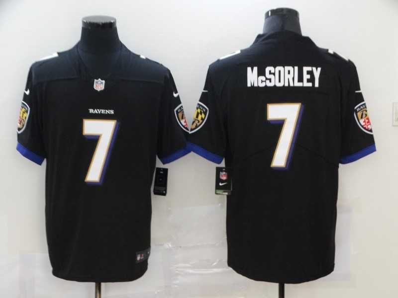 Nike Ravens 7 Trace McSorley Black Vapor Untouchable Limited Jersey,We sell and wholesale Nike Ravens 7 Trace McSorley Black Vapor Untouchable Limited Jersey on line form chian!